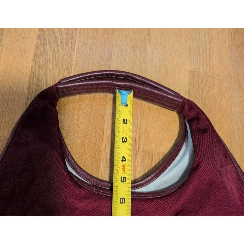 Kipling Urbana Large shoulder Hobo bag Burgandy Nylon Adjustable Strap Pockets